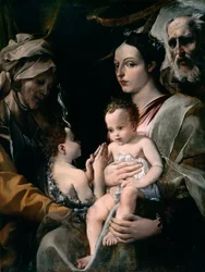 Die Heilige Familie mit der Heiligen Elisabeth und dem Heiligen Johannes